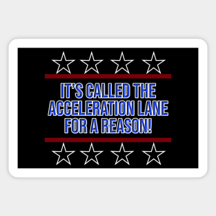Acceleration Lane Sticker